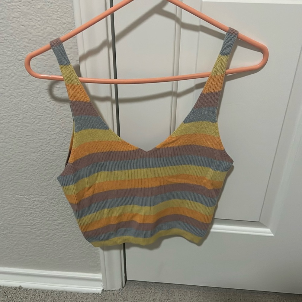 Cropped Sweater Tanktop